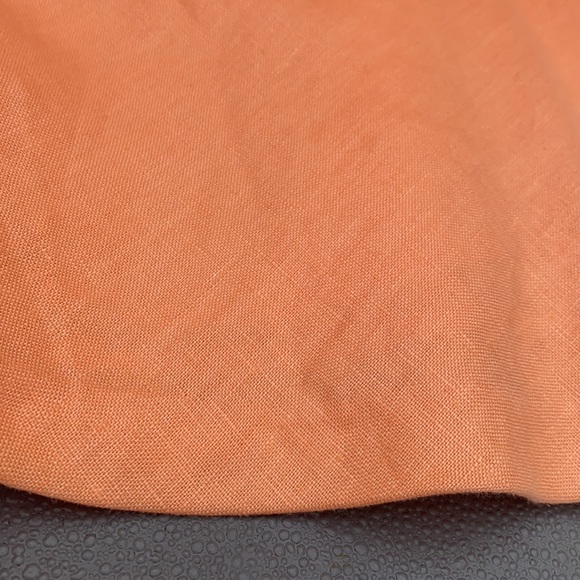 CHAPS Women’s Soft Orange Linen Skirt 14 - Picture 11 of 16